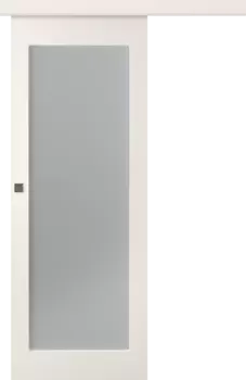 Межкомнатная дверь Кремона 1 Купе Эмаль белый 2,0х0,9