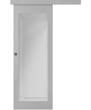Межкомнатная дверь Кремона 1 Купе Эмаль белый 2,0х0,9