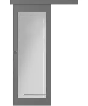 Межкомнатная дверь Кремона 1 Купе Эмаль белый 2,0х0,9