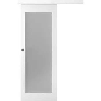 Межкомнатная дверь Кремона 1 Купе Эмаль белый 2,0х0,6