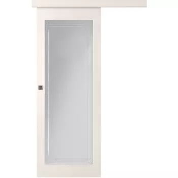 Межкомнатная дверь Кремона 1 Купе Эмаль жемчуг 2,0х0,7