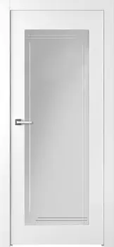Межкомнатная дверь Кремона 1 Распашная Эмаль белый 2,0х0,6