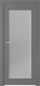 Межкомнатная дверь Кремона 1 Распашная Эмаль светло - серый 2,0х0,9