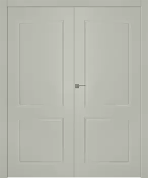 Межкомнатная дверь Кремона 2 Распашная двойная Эмаль белый 2,0х0,7