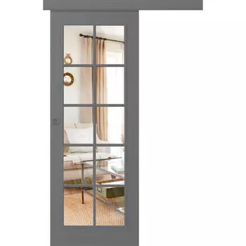 Межкомнатная дверь Ламира 1 Купе Эмаль белый 2,0х0,6