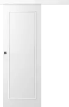 Межкомнатная дверь Ламира 1 Купе Эмаль белый 2,0х0,9