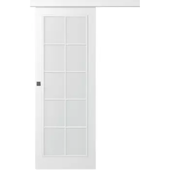 Межкомнатная дверь Ламира 1 Купе Эмаль белый 2,0х0,6