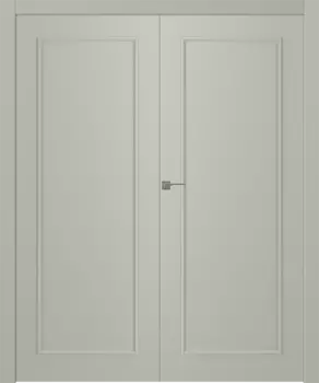 Межкомнатная дверь Ламира 1 Распашная двойная Эмаль шёлк нестандарт