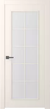 Межкомнатная дверь Ламира 1 Распашная Эмаль жемчуг 2,0х0,8