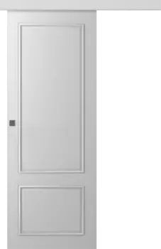 Межкомнатная дверь Ламира 2 Купе Эмаль белый 2,0х0,8
