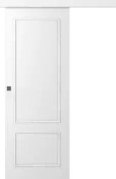 Межкомнатная дверь Ламира 2 Купе Эмаль белый 2,0х0,8