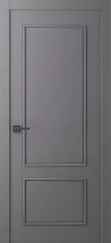 Межкомнатная дверь Ламира 2 Распашная Эмаль светло - серый 2,0х0,8