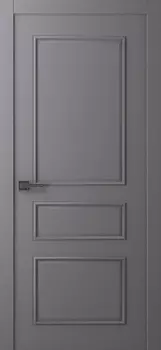 Межкомнатная дверь Ламира 3 Распашная Эмаль светло - серый 2,0х0,9