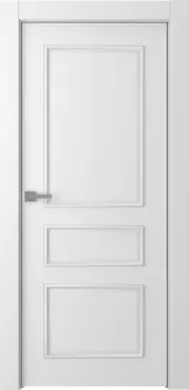 Межкомнатная дверь Ламира 3 Распашная Эмаль светло - серый 2,0х0,9