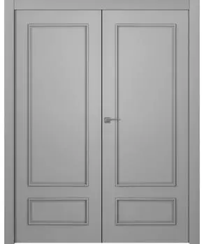 Межкомнатная дверь Ламира 5 Двойная Эмаль белый 2,0х0,8