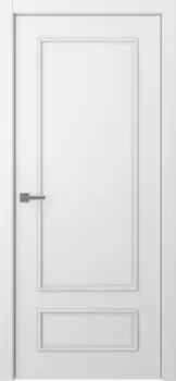 Межкомнатная дверь Ламира 5 Эмаль белый нестандарт
