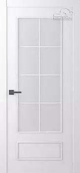 Межкомнатная дверь Ламира 5 Распашная Эмаль белый 2,0х0,6