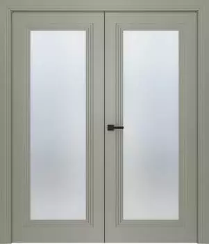 Межкомнатная дверь Левел 1 Двойная Эмаль белый нестандарт