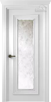 Межкомнатная дверь Палаццо 1 Распашная Эмаль белый 2,0х0,6