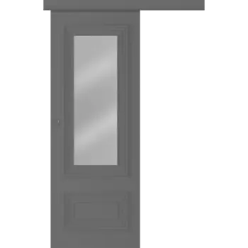 Межкомнатная дверь Палаццо 2 Купе Эмаль белый 2,0х0,7