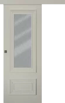 Межкомнатная дверь Палаццо 2 Купе Эмаль белый 2,0х0,7