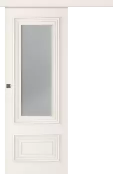 Межкомнатная дверь Палаццо 2 Купе Эмаль белый 2,0х0,7