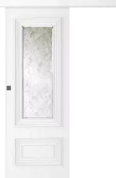 Межкомнатная дверь Палаццо 2 Купе Эмаль белый нестандарт