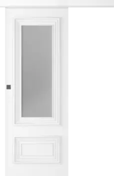 Межкомнатная дверь Палаццо 2 Купе Эмаль белый 2,0х0,7