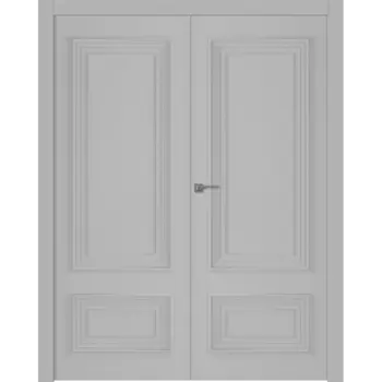 Межкомнатная дверь Палаццо 2 Распашная двойная Эмаль белый 2,0х0,6
