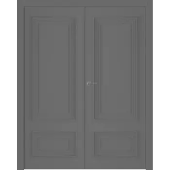 Межкомнатная дверь Палаццо 2 Распашная двойная Эмаль белый 2,0х0,6