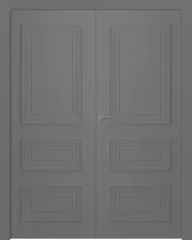 Межкомнатная дверь Палаццо 3/1 Распашная двойная Эмаль белый 2,0х0,9