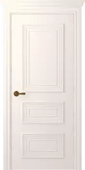 Межкомнатная дверь Палаццо 3/1 Распашная Эмаль белый 2,0х0,6