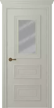 Межкомнатная дверь Палаццо 3/1 Распашная Эмаль белый 2,0х0,6