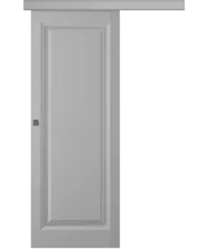 Межкомнатная дверь Платинум 1 Купе Эмаль белый 2,0х0,6