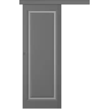 Межкомнатная дверь Платинум 1 Купе Эмаль белый 2,0х0,6