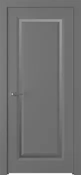 Межкомнатная дверь Платинум 1 Распашная Эмаль графит 2,0х0,7