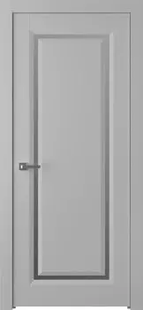 Межкомнатная дверь Платинум 1 Распашная Эмаль графит 2,0х0,7