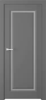 Межкомнатная дверь Платинум 1 Распашная Эмаль графит 2,0х0,7