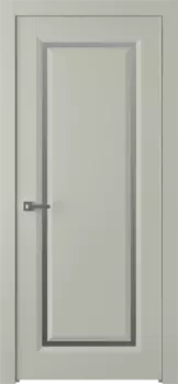 Межкомнатная дверь Платинум 1 Распашная Эмаль графит 2,0х0,7