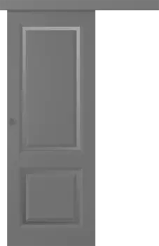 Межкомнатная дверь Платинум 2 Купе Эмаль белый 2,0х0,6