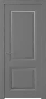 Межкомнатная дверь Платинум 2 Распашная Эмаль графит 2,0х0,6