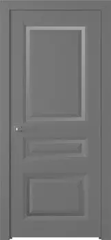 Межкомнатная дверь Платинум 3/1 Распашная Эмаль светло - серый 2,0х0,7