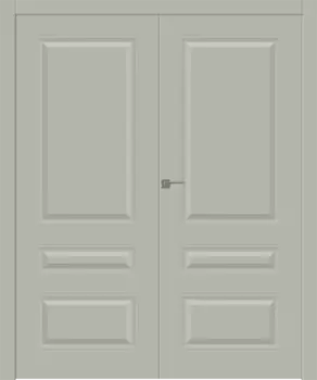 Межкомнатная дверь Роялти Распашная двойная Эмаль белый 2,0х0,8