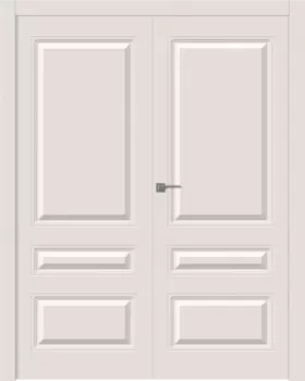 Межкомнатная дверь Роялти Распашная двойная Эмаль белый 2,0х0,8