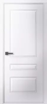 Межкомнатная дверь Роялти Распашная Эмаль жемчуг 2,0х0,9