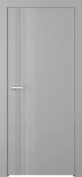 Межкомнатная дверь Слайд Распашная Эмаль графит