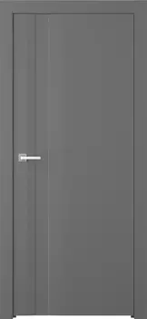 Межкомнатная дверь Слайд Распашная Эмаль графит
