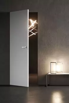 Межкомнатная дверь Спейс Reverse Распашная Эмаль белый 2,0х0,6