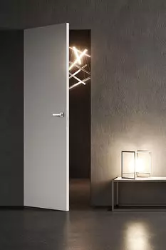 Межкомнатная дверь Спейс Reverse Распашная Эмаль белый 2,0х0,6