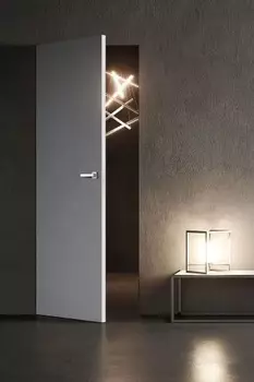 Межкомнатная дверь Спейс Reverse Распашная Эмаль белый 2,0х0,6